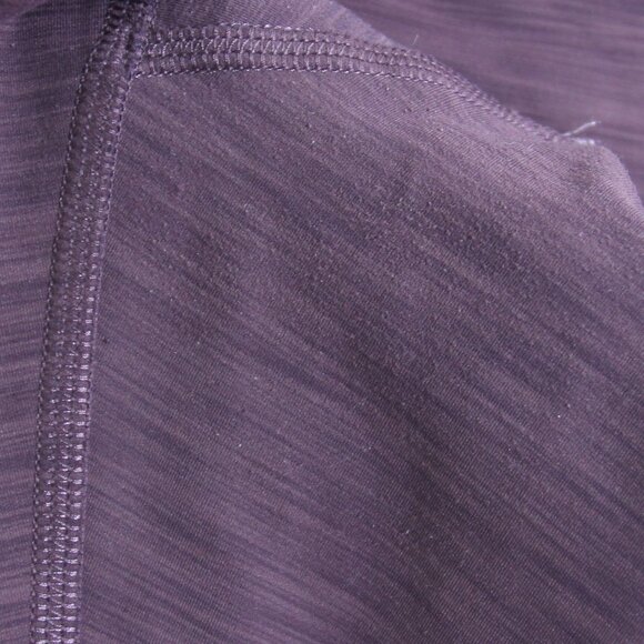 Lululemon Invigorate High-Rise Crop Leggings 23" Heathered Black Currant Purple - Picture 7 of 16